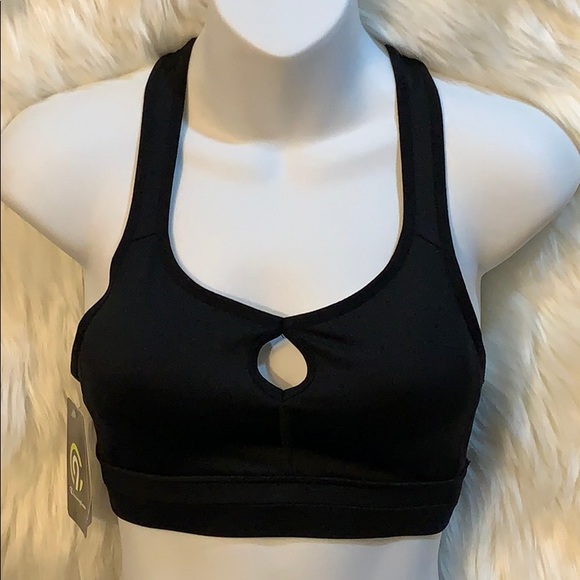 Champion C9 Ebony  Keyhole Duo Dry Sports Bra - Picture 1 of 7